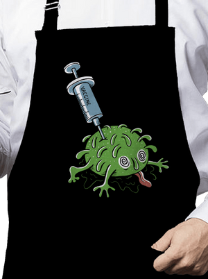 Zapichnutý covid zástera Black