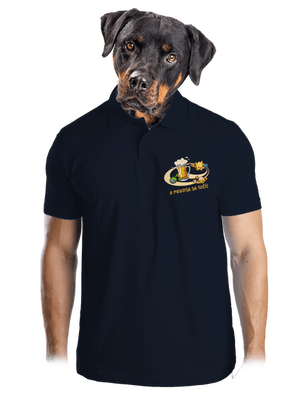 A predsa sa točí! pánska polokošeľa Navy Mal