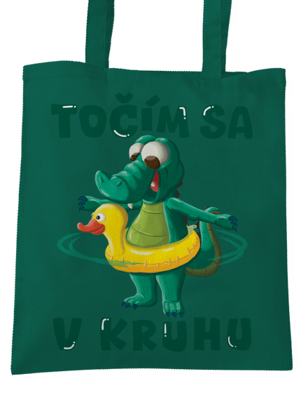 Točím sa v kruhu taška Bottle Green WM