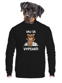 unisex mikina bez kapucne