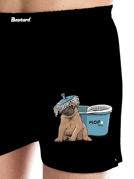Mops pánske trenky Black
