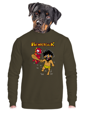 unisex mikina bez kapucne