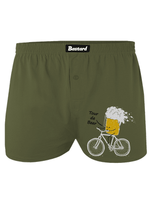 Tour de beer pánske trenky Khaki