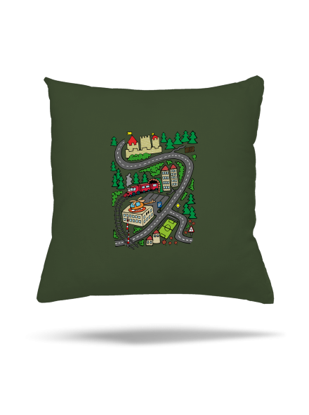 Cesta vankúš Olive Green