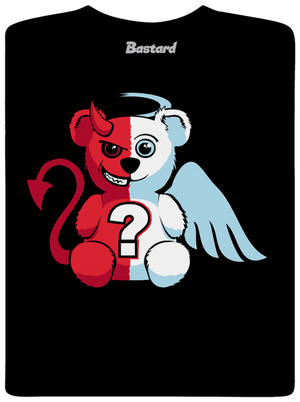 Anjel vs. diabol pánske dlhý rukáv Black