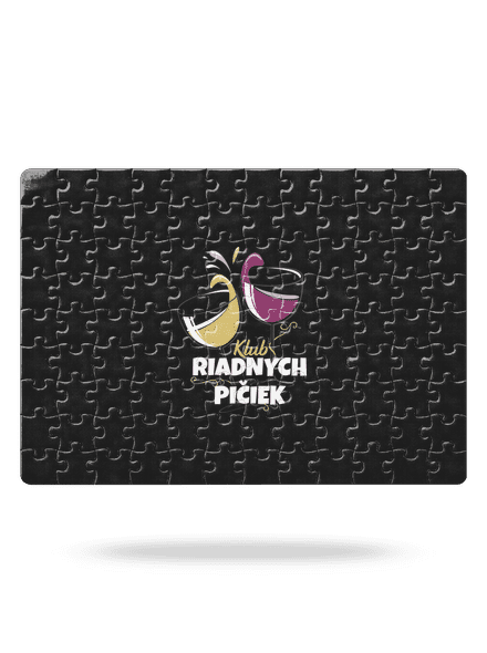 Klub riadnych pičiek puzzle White