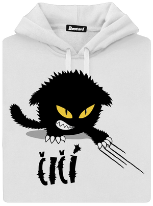 Čičina dámska mikina klokanka White