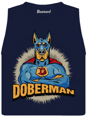 Doberman dámske tielko voľné Navy