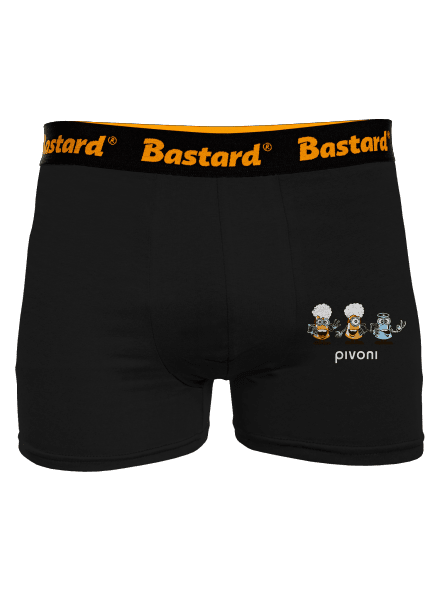 Pivoni boxerky Black