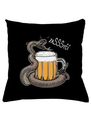 Zasyčí vankúš Black