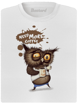 Need more coffee dámske športové tričko White