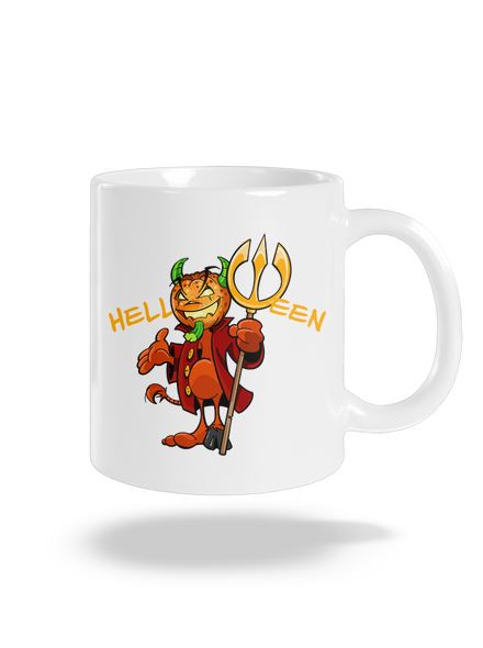 Helloween klasický hrnček White