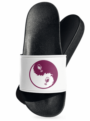 Jin Jang víno šľapky White