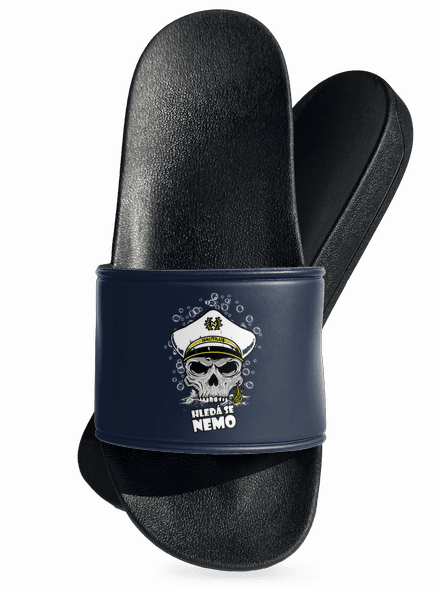 Kapitán Nemo šľapky Navy