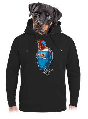 Čistič okien unisex mikina premium Dark Black