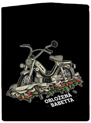 Obložená Babetta dámska mikina na zips Black