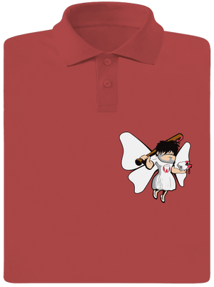 Zúbková víla pánska polokošeľa Burgundy