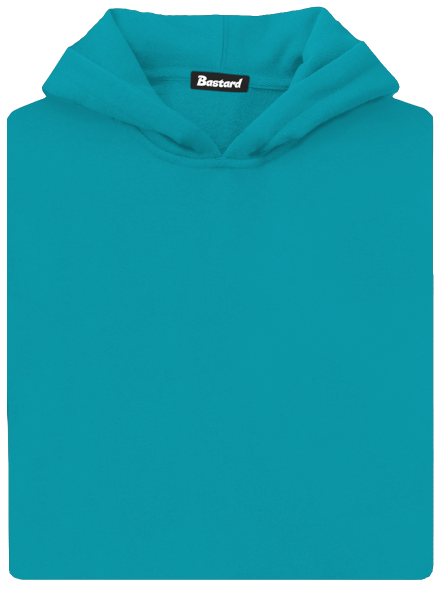 Bez potlače detská mikina klokanka Hawaiian Blue