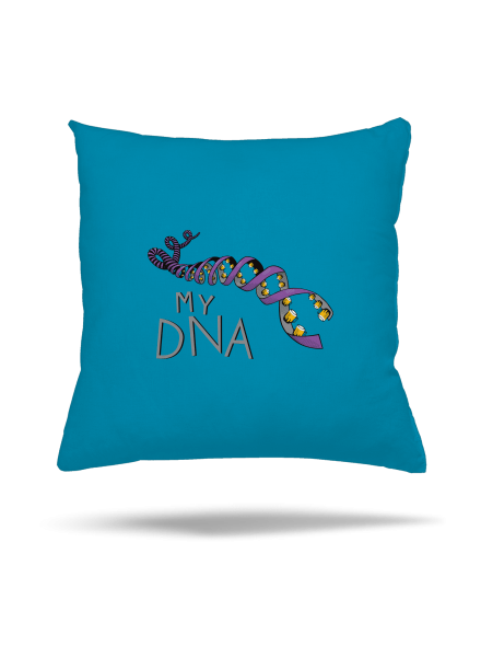 My DNA vankúš Blue Turquoise