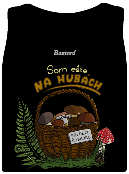 Na hubách dámske tielko klasické Black