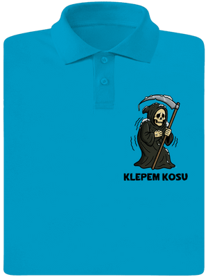 Klepem kosu pánska polokošeľa Blue Atol