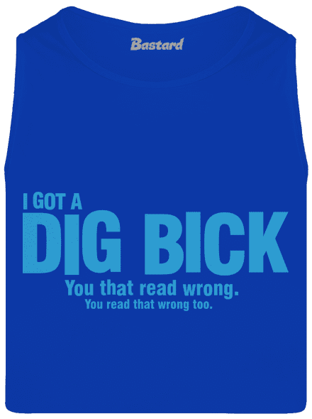 Dig bick pánske tielko Royal Blue