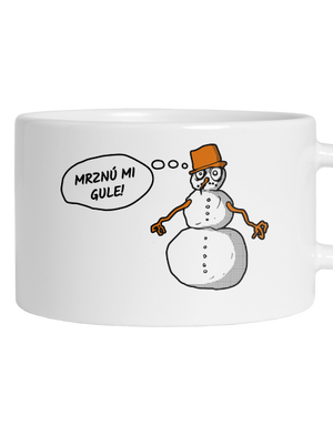 Mrznú mi gule hrnček makronka White