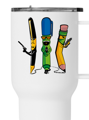 Písací gang termohrnček White