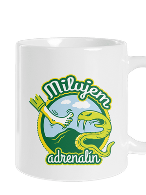 Milujem adrenalín klasický hrnček White