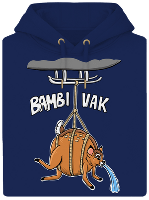 Bambi vak unisex mikina premium Navy