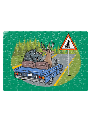 Poľovník puzzle White