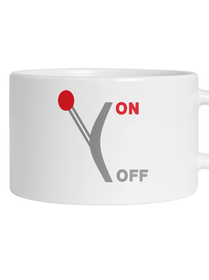 On Off hrnček makronka White