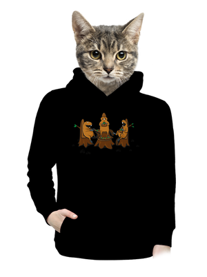 dámska mikina klokanka