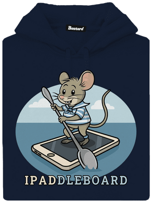 Ipaddleboard pánska mikina klokanka Navy