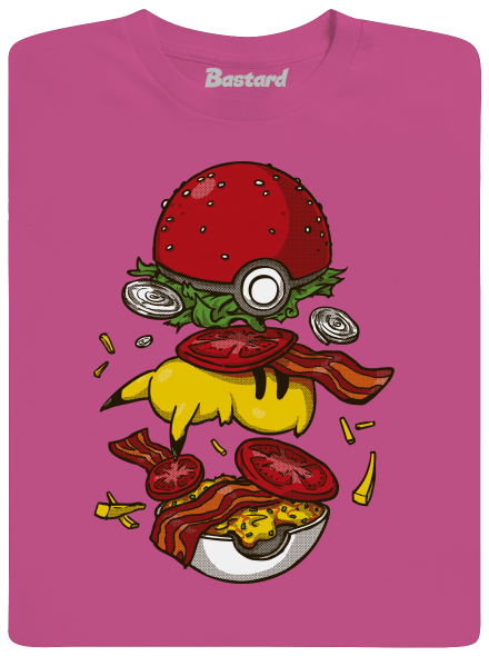 Pokémon burger detské tričko Fuchsia