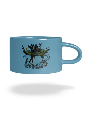 Hafo kafo hrnček makronka Blue Macaron