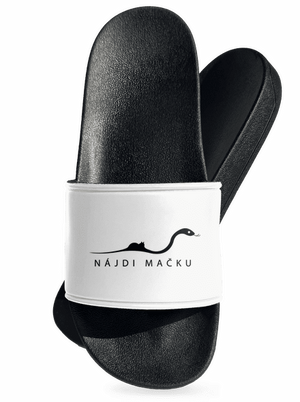 Nájdi mačku šľapky White