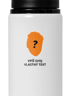 Tvoja hlava flaša na vodu White