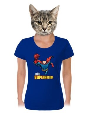Môj superhrdina dámske tričko Royal Blue Mal