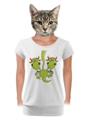 dámske tričko s lemom