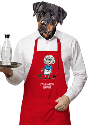 Neklidná - vlastný text zástera Red