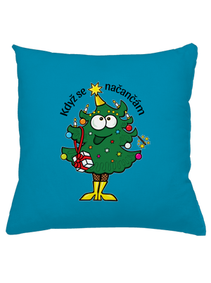 Když se načančám vankúš Blue Turquoise