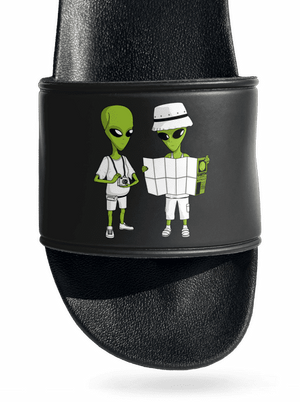 Mimozemšťania šľapky Black