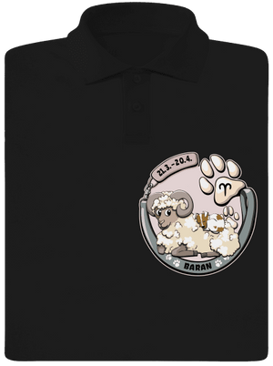 Psí horoskop: Baran pánska polokošeľa Black