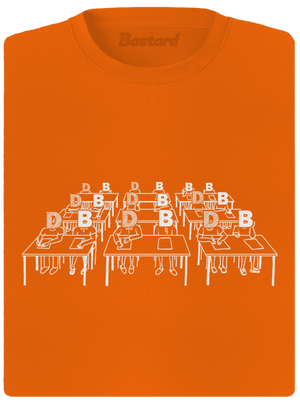 Cimrman: Debil, blbeček dámske športové tričko Neon Orange