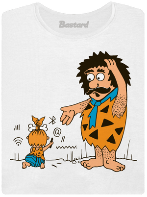 Pokrok nezastavíš dámske tričko s lemom White