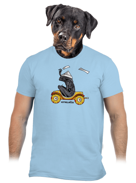 Votrelníček pánske tričko Sky Blue