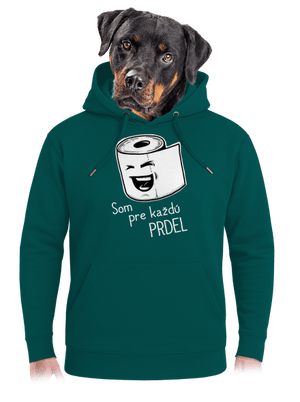 Prdel unisex mikina premium Emerald Green