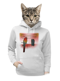 dámska mikina klokanka