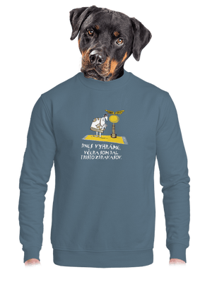 Dnes vyhráme unisex mikina bez kapucne Nordic Blue